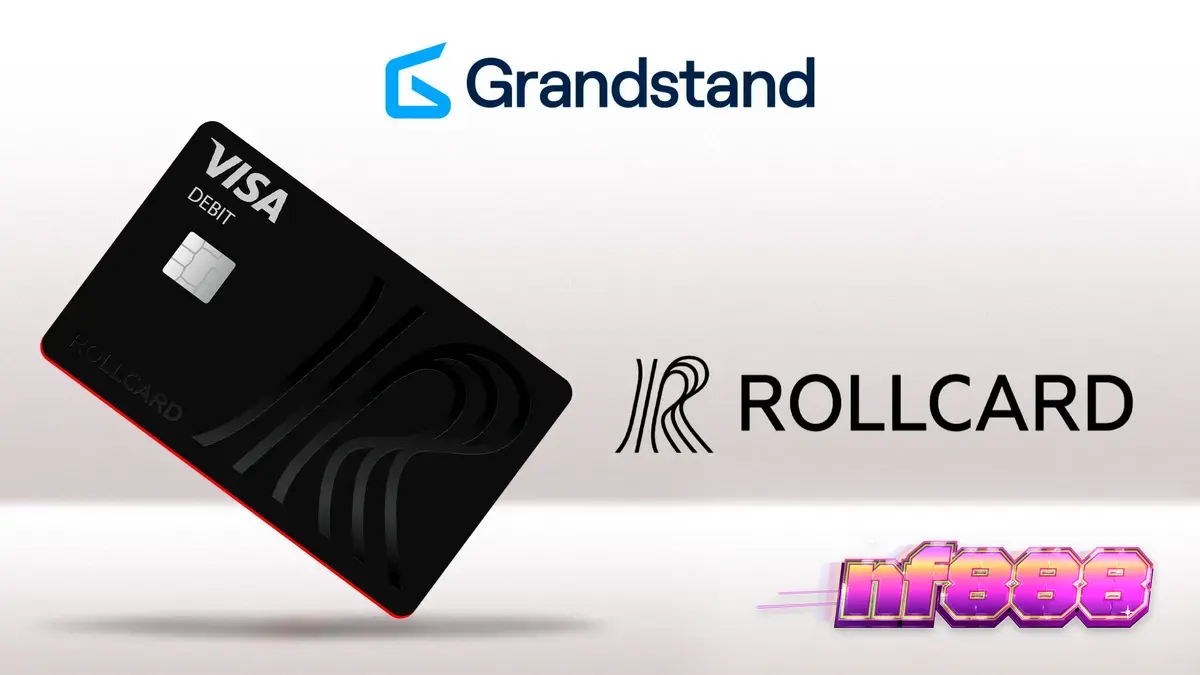 Cartão Rollcard exibido em um ambiente de tecnologia financeira